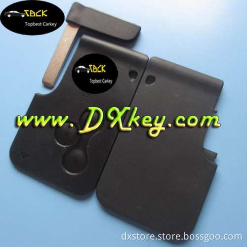Shock price 3 buttons smart card key for renault megane key 433Mhz ID46 chip renault smart key